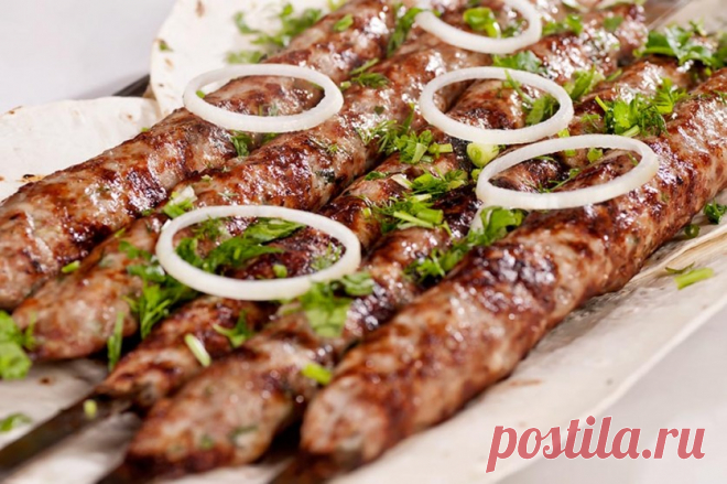 Традиционный люля-кебаб — Вкусные рецепты