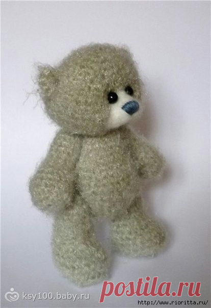 вязаный мишка