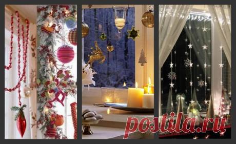 Новогодний декор домашних окон - Ярмарка Мастеров - ручная работа, handmade