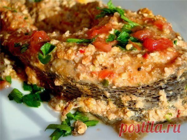 РЫБА С ОРЕХАМИ