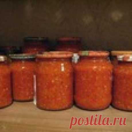 Аджика Кулинарный рецепт