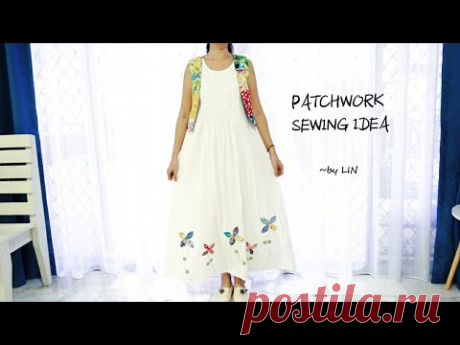 PATCHWORK Идея шитья / Прекрасный жилет / Руководство по простому шитью #HandyMum