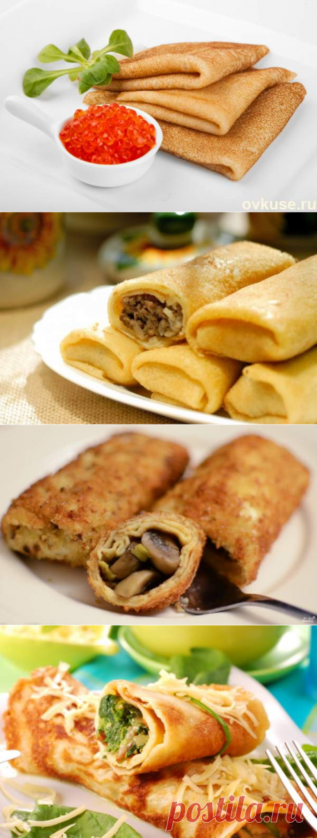 Cытные и аппетитные начинки для блинов - Простые рецепты Овкусе.ру