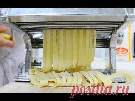 Тесто для пасты - Фетучини, Лазанья, Равиолли / Homemade Pasta