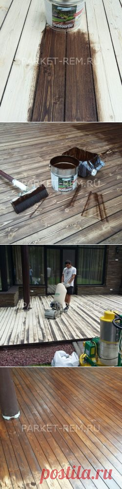 Циклевка и нанесение масла | Циклевка паркета