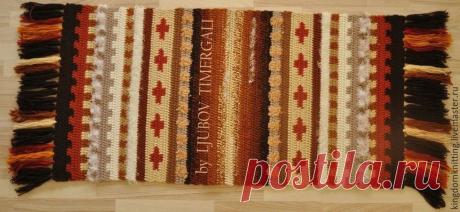 Купить Ковер в стиле кантри «Гранд-каньон в часы заката» - ковер, вязание, бохостиль