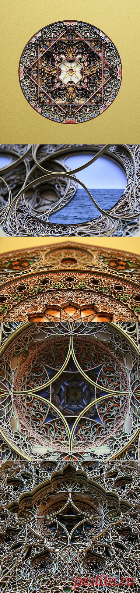 Своими руками, Ажурные витражи из… картона, delicate cardboard, , basik.ru