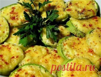 Скоро в каждом доме - Кабачки запеченные с сыром и чесноком Вкуснятина! Каждый день на моем столе, даже не в сезон!
