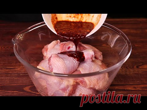 Такую курицу семья готова есть каждый день! Рецепт быстрого ужина в духовке!