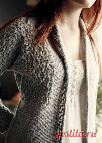 Кадиган Cerisara от Bonne Marie Burns - Chic Knits.