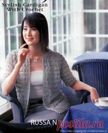 КАРДИГАН КРЮЧКОМ