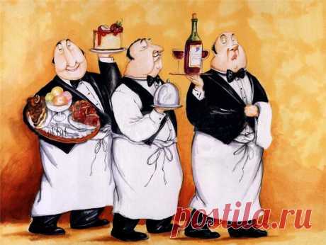 Официанты,повара и поварихи...Tracy Flickinger.