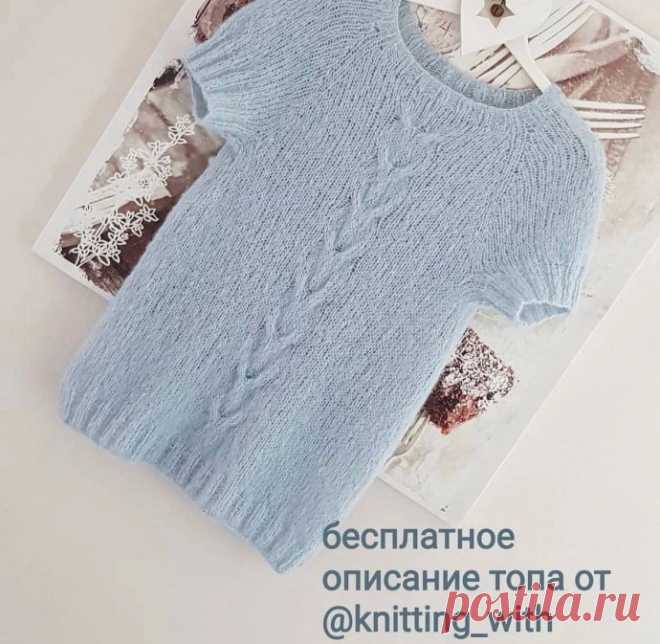 Джемпер спицами