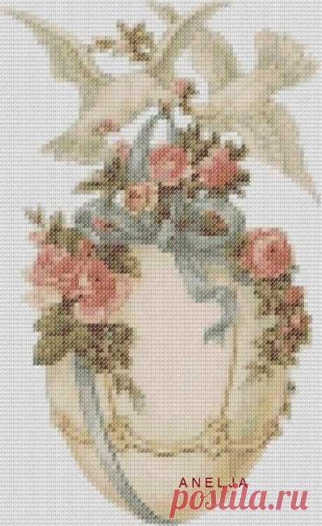Chart for embroidery of picture - Easter Chart for embroidery of picture - Easter. A picture will adorn your interior, will create a comfort in a house. Chart for embroidery a cross, at pleasure it can pick up a bead for embroidery a bead. Size of picture of 50 X 30 CM. Palette of DMC on 40 colors. A chart is in a paper variant, leaves