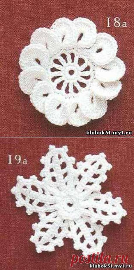 Энциклопедия вязания - Ирландское кружево, схемы
