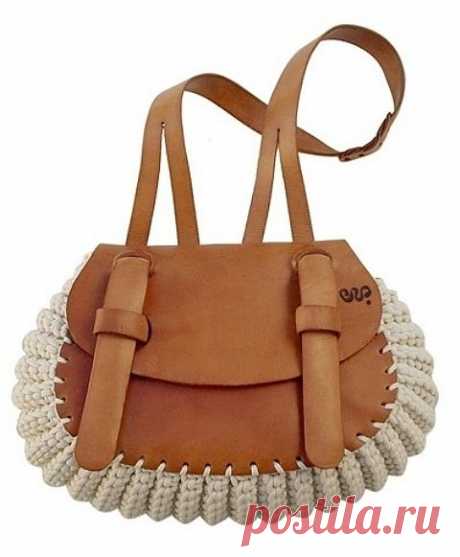 Кожа + хлопковый шнур (подборка) / Сумки, клатчи, чемоданы /