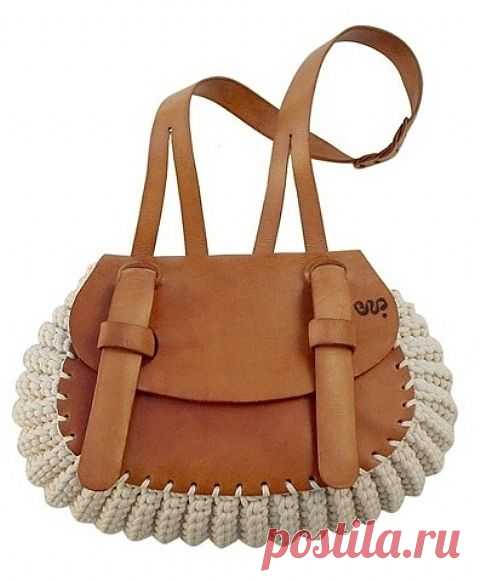 Кожа + хлопковый шнур (подборка) / Сумки, клатчи, чемоданы /