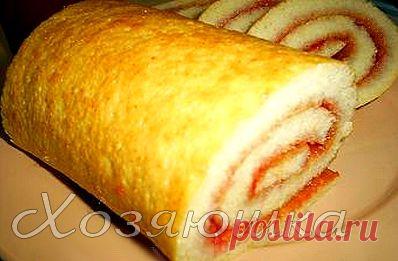 Хозяюшка. Кушать подано! - Рулет за 5 минут