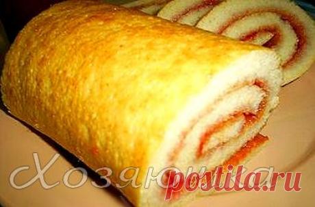 Хозяюшка. Кушать подано! - Рулет за 5 минут