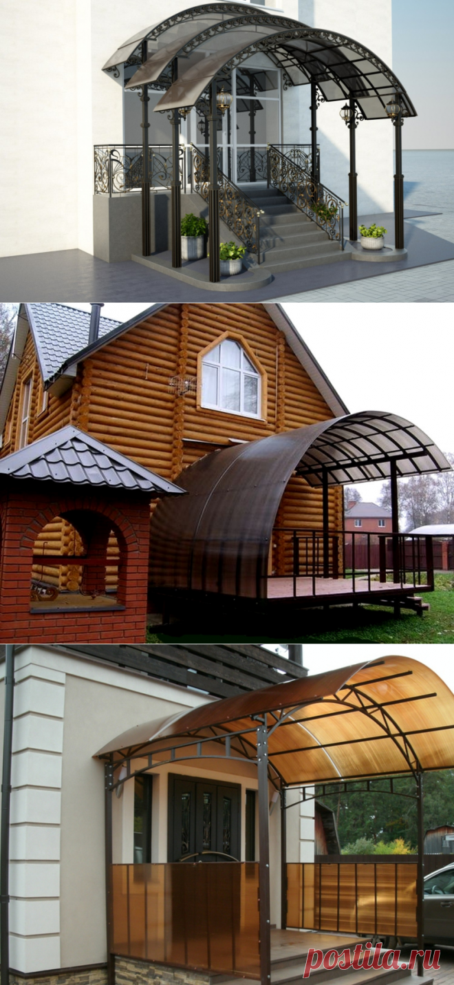 Крылечко из поликарбоната: идеи — Сделай сам, идеи для творчества - DIY Ideas