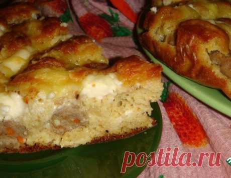 Пирог с фрикадельками – кулинарный рецепт