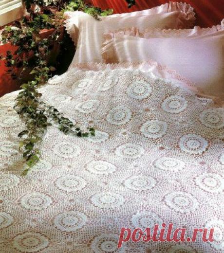 ПОКРЫВАЛО ПОДСОЛНУХИ – Мир вязания и рукоделия