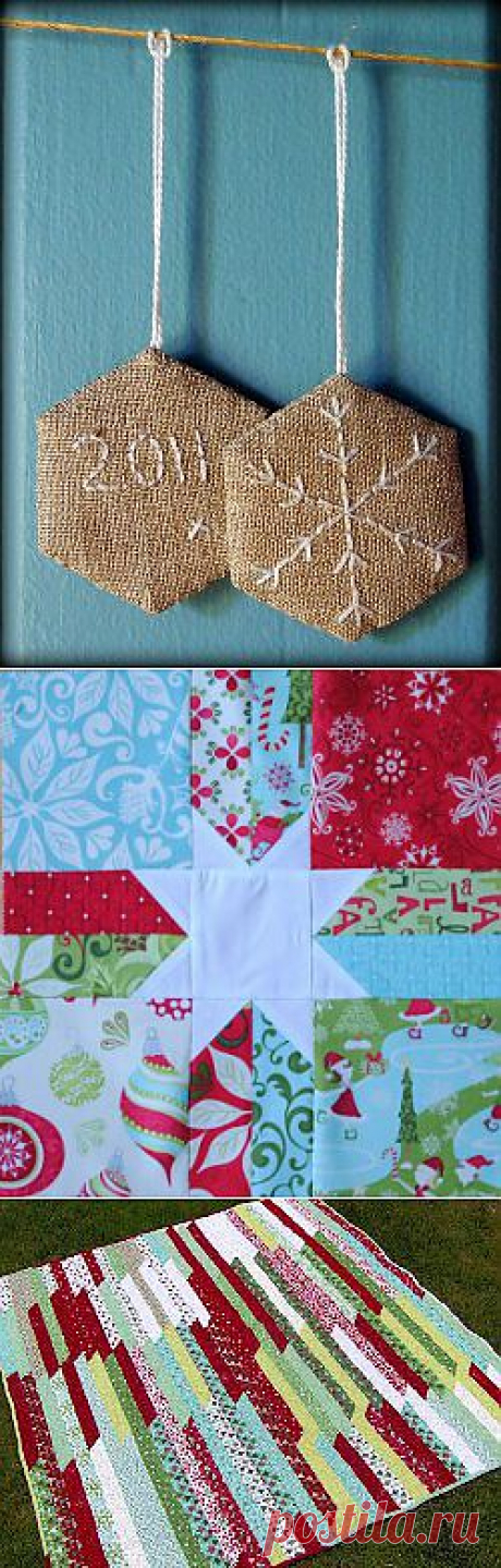 &quot;The Best Free Quilt Patterns for Christmas: 10 Quilt Blocks, Christmas Ornaments to Make, and More&quot; eBook | FaveQuilts.com