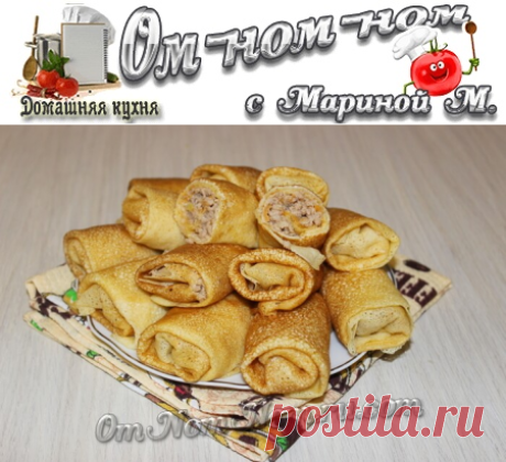 Блинчики с фаршем | Ом-ном-ном с Мариной М