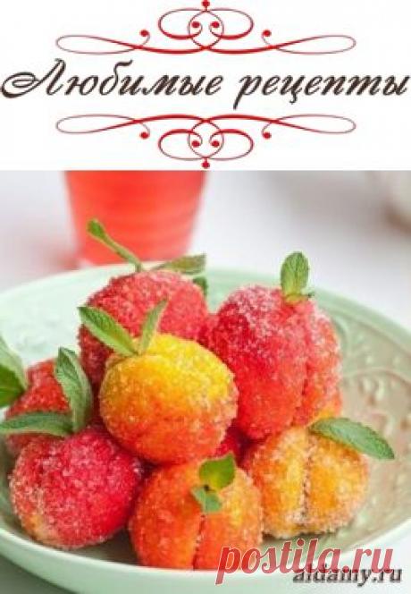 Пирожное "Персик" » Любимые рецепты