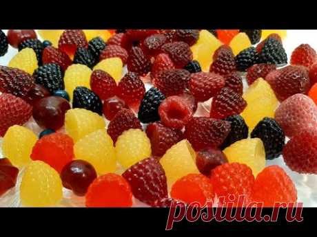 ЖЕЛЕЙНЫЙ МАРМЕЛАД 🍓 в силиконовых формах 🍒 ЯГОДНЫЕ и ФРУКТОВЫЕ желешки 😋