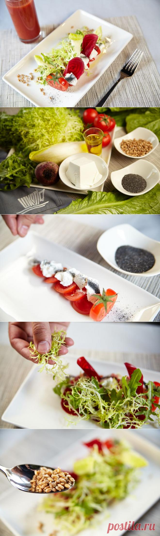 Легкий витаминный салат: рецепт от шефа - пошаговый рецепт с фото - легкий витаминный салат: рецепт от шефа - как готовить: ингредиенты, состав, время приготовления - Леди@Mail.Ru