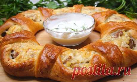 Пирог «Ошеломительный» с мясом: просто сказка! Сделать его совсем не сложно: дерзайте.
