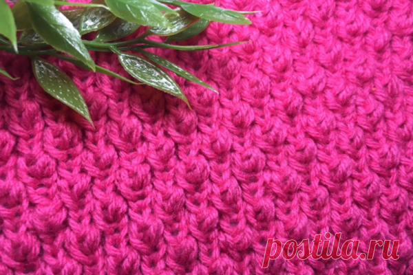 Узор 2 в Одном. Это Интересный и не сложный Узор для Кардигана, и Рельефная Резинка с 