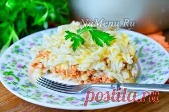 Запеканка из макарон в мультиварке, рецепт с фото пошагово с фаршем