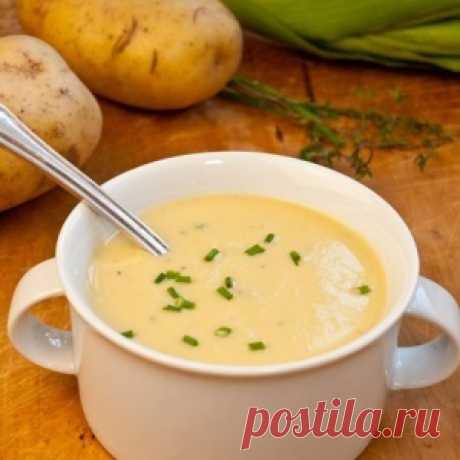 Кремовый суп из картофеля