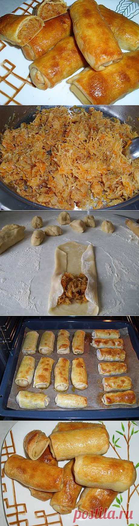 Молдавские пирожки с капустой - нежные, сытные, с хрустящей корочкой.