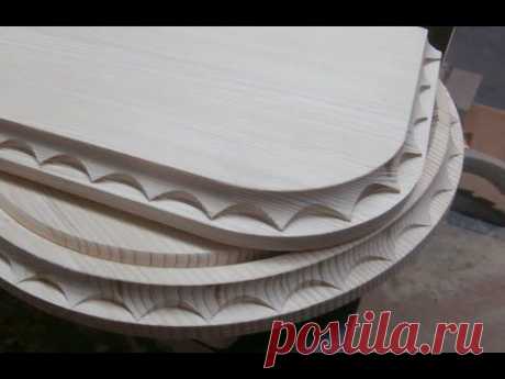 Нанесение декора на изделия из дерева. Часть 2. Milling decorating the tree. Part 2. - YouTube
