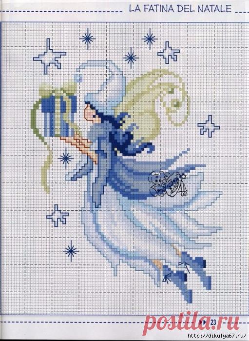 Вышивка крестиком. Феечки, ангелочки