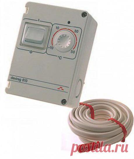 Терморегулятор в герметичном исполнении IP44 c расширенным диапазоном регулирования DEVIreg 610 купить в  интернет-магазине | Тепло и...
Devireg™ 610 представляет собой электронный терморегулятор в герметичном исполнении IP44 с расширенным диапазоном регулирования. Применяется для установки внутри помещения, на наружную стену здания или хомутом на трубу. Предназначен для управления процессом обогрева и охлаждения в диапазоне температур от –10°С до +50°С.