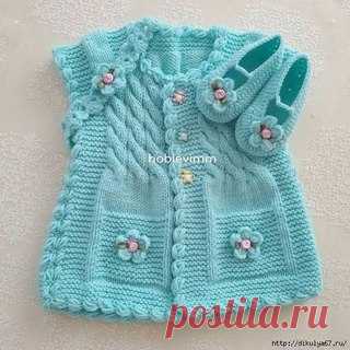 Детские вязаные комплекты. Идеи для вязальщиц.