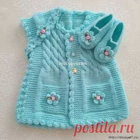 Детские вязаные комплекты. Идеи для вязальщиц.