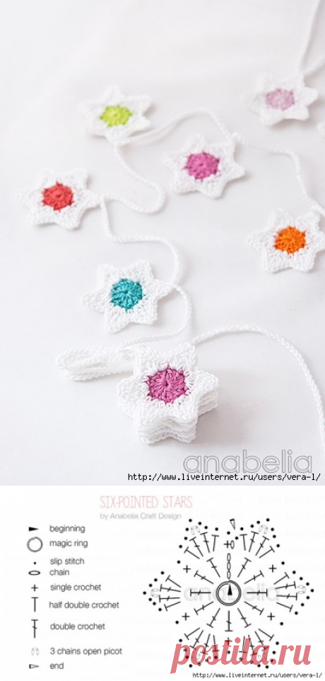 Вязаная гирлянда