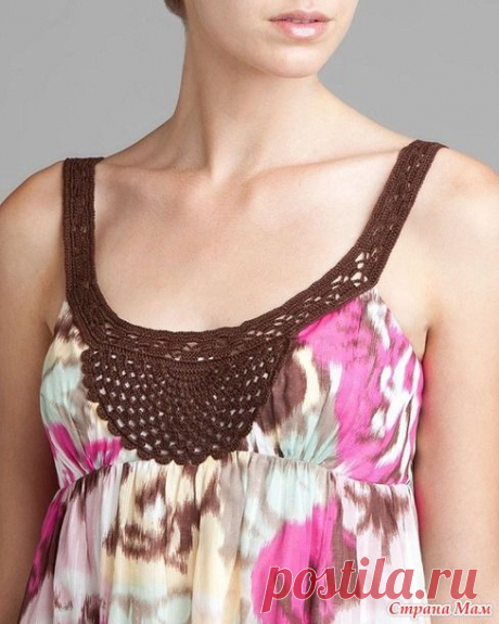 Комбинированные модели: ткань + крючок. - Все в ажуре... (вязание крючком) - Страна Мам