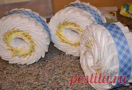 ♥  Мальчику - милый   &quot;мотоцикл&quot;  из подгузников  
    (фото - 1)