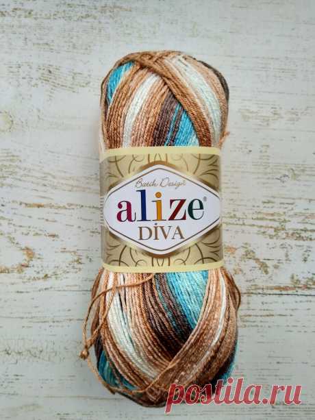 Пряжа Alize Diva Batik Design: мои впечатления | Рукотворное | Яндекс Дзен