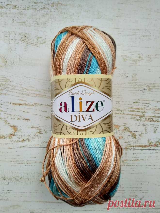 Пряжа Alize Diva Batik Design: мои впечатления | Рукотворное | Яндекс Дзен