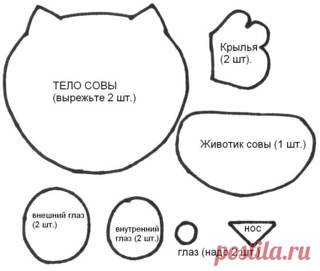 Выкройки сов | Nefelium.com