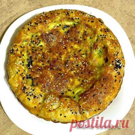Рецепт простого пирога с кабачком