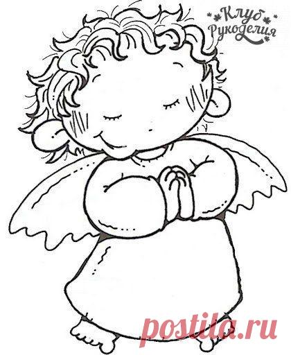 Трафареты с ангелочками 👼 / Рукоделие