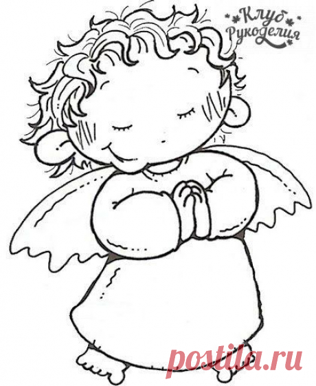 Трафареты с ангелочками 👼 / Рукоделие